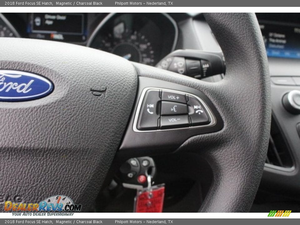 2018 Ford Focus SE Hatch Magnetic / Charcoal Black Photo #20