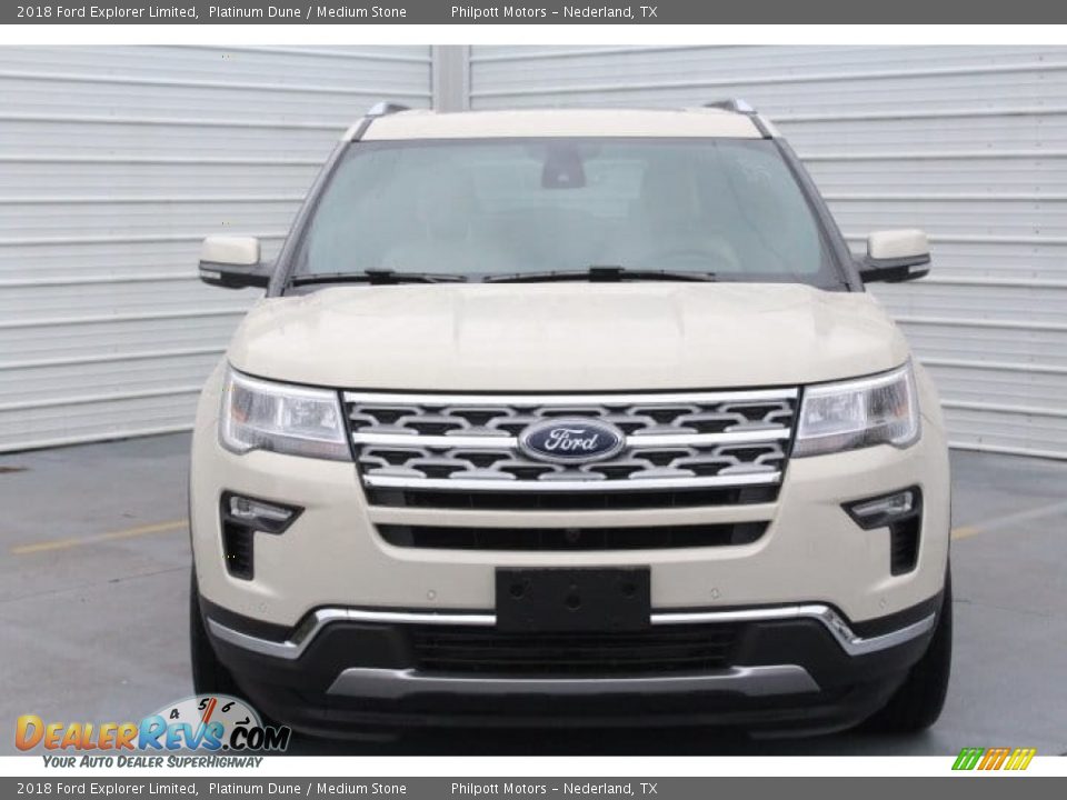 2018 Ford Explorer Limited Platinum Dune / Medium Stone Photo #2