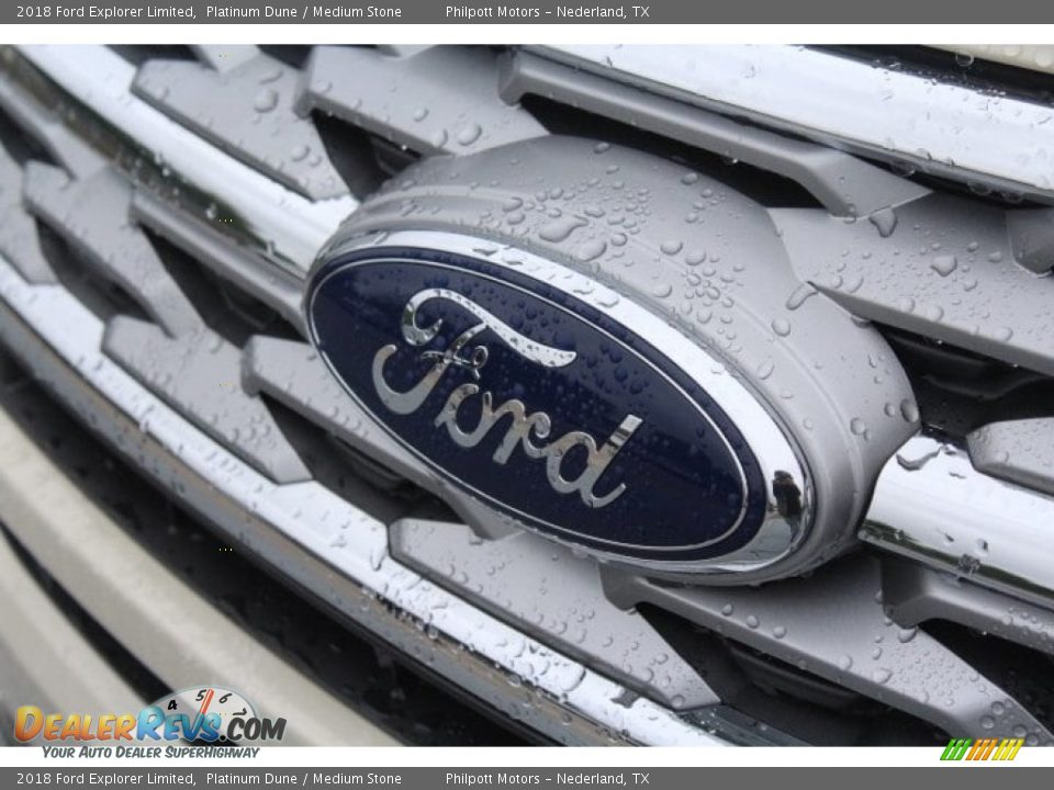 2018 Ford Explorer Limited Platinum Dune / Medium Stone Photo #4
