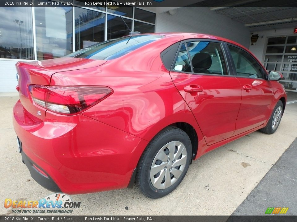 2018 Kia Rio LX Currant Red / Black Photo #3