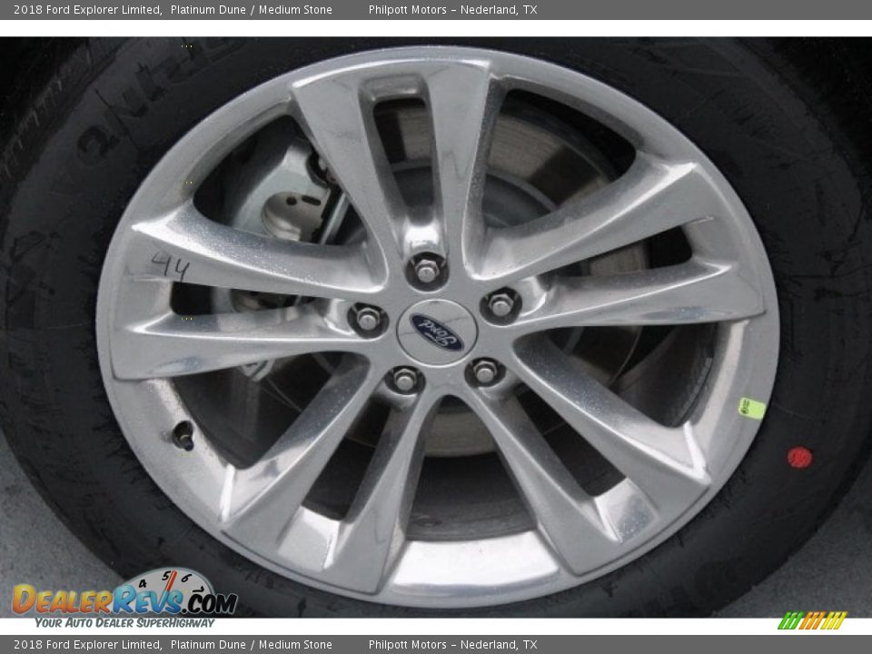 2018 Ford Explorer Limited Platinum Dune / Medium Stone Photo #5