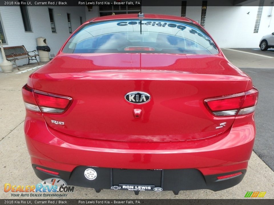 2018 Kia Rio LX Currant Red / Black Photo #4