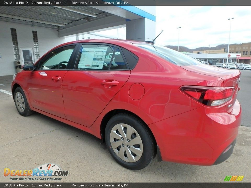 2018 Kia Rio LX Currant Red / Black Photo #5