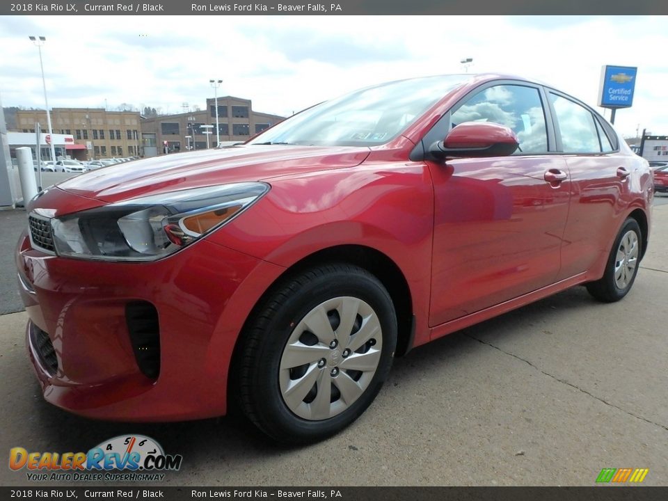 2018 Kia Rio LX Currant Red / Black Photo #7