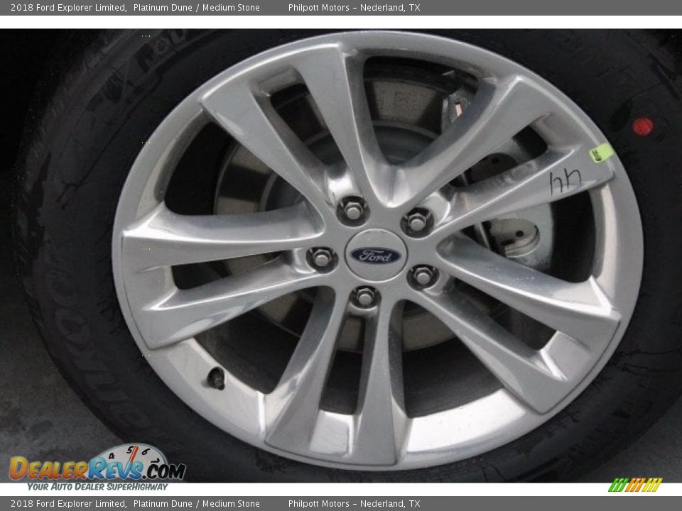 2018 Ford Explorer Limited Platinum Dune / Medium Stone Photo #11