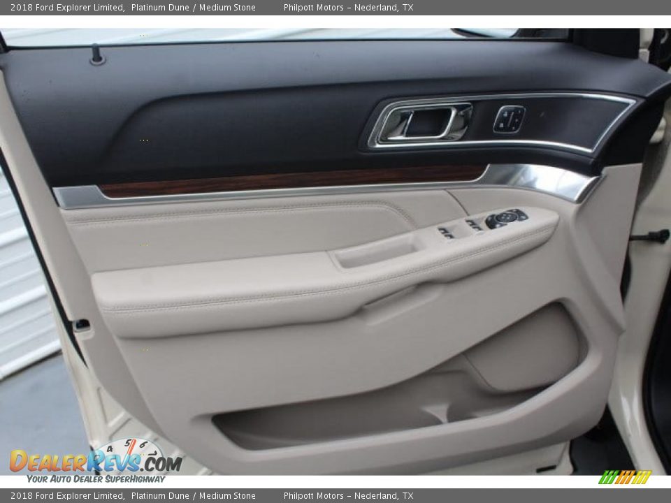 2018 Ford Explorer Limited Platinum Dune / Medium Stone Photo #12