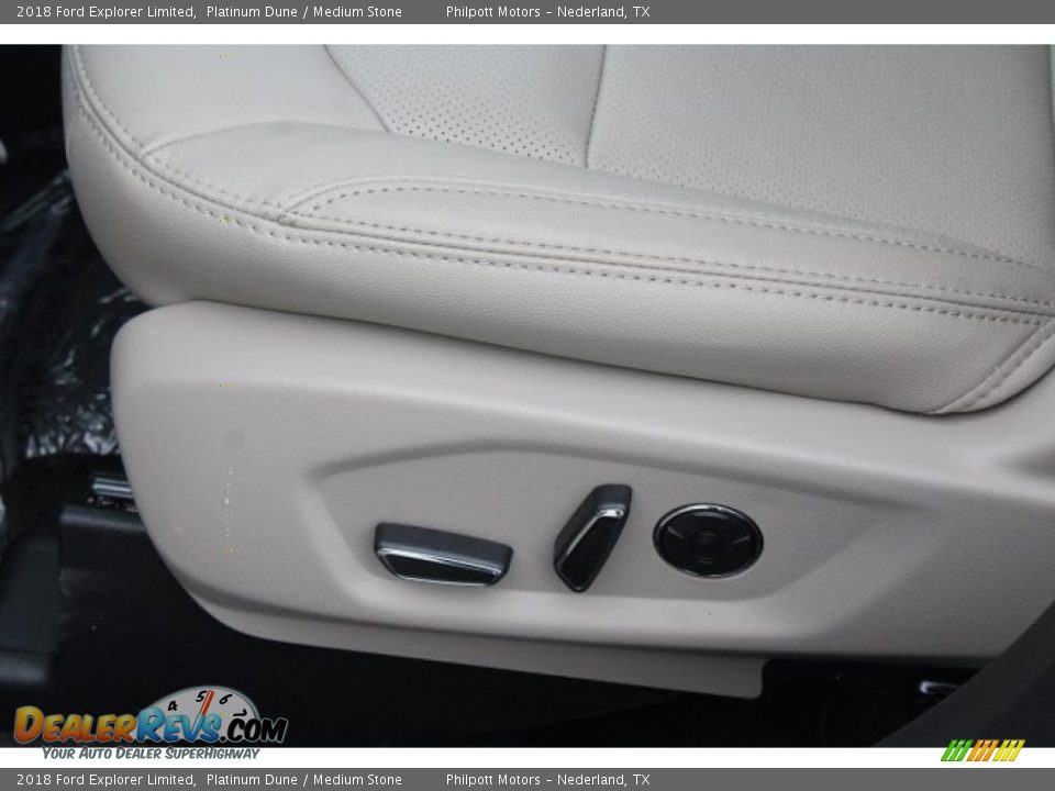 2018 Ford Explorer Limited Platinum Dune / Medium Stone Photo #15
