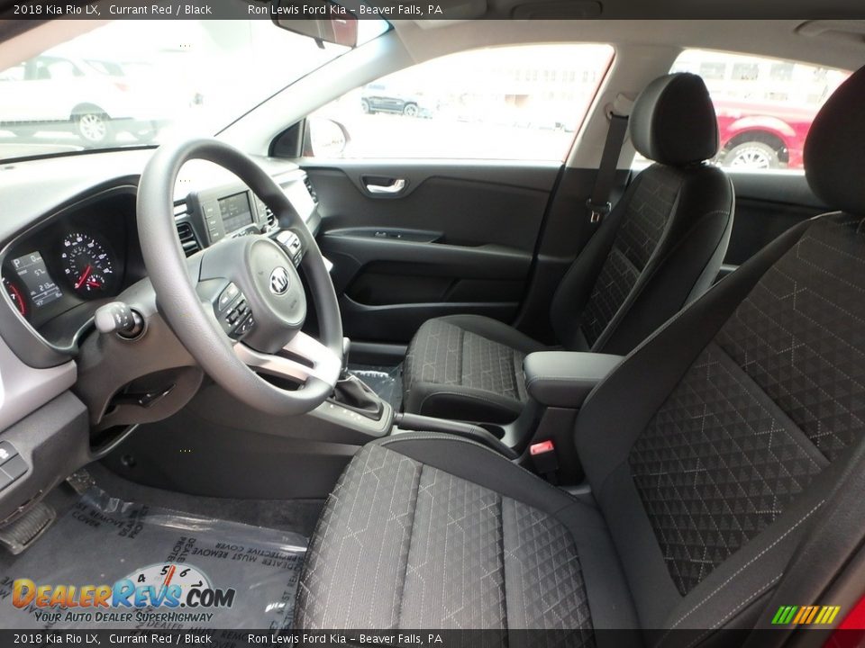 2018 Kia Rio LX Currant Red / Black Photo #10