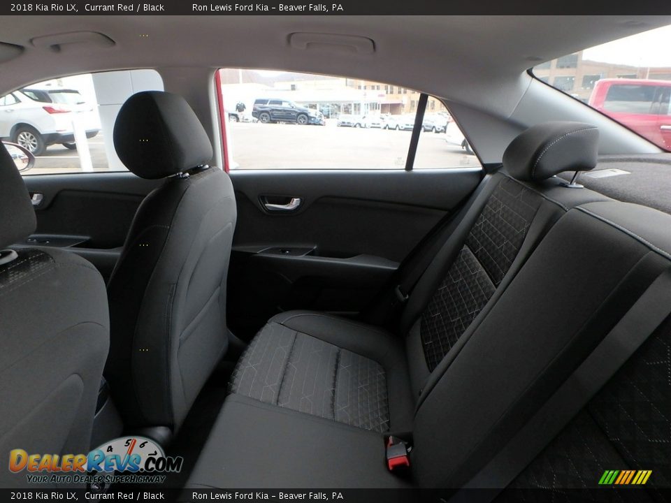 2018 Kia Rio LX Currant Red / Black Photo #11