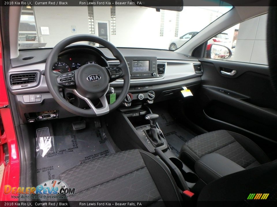 2018 Kia Rio LX Currant Red / Black Photo #12