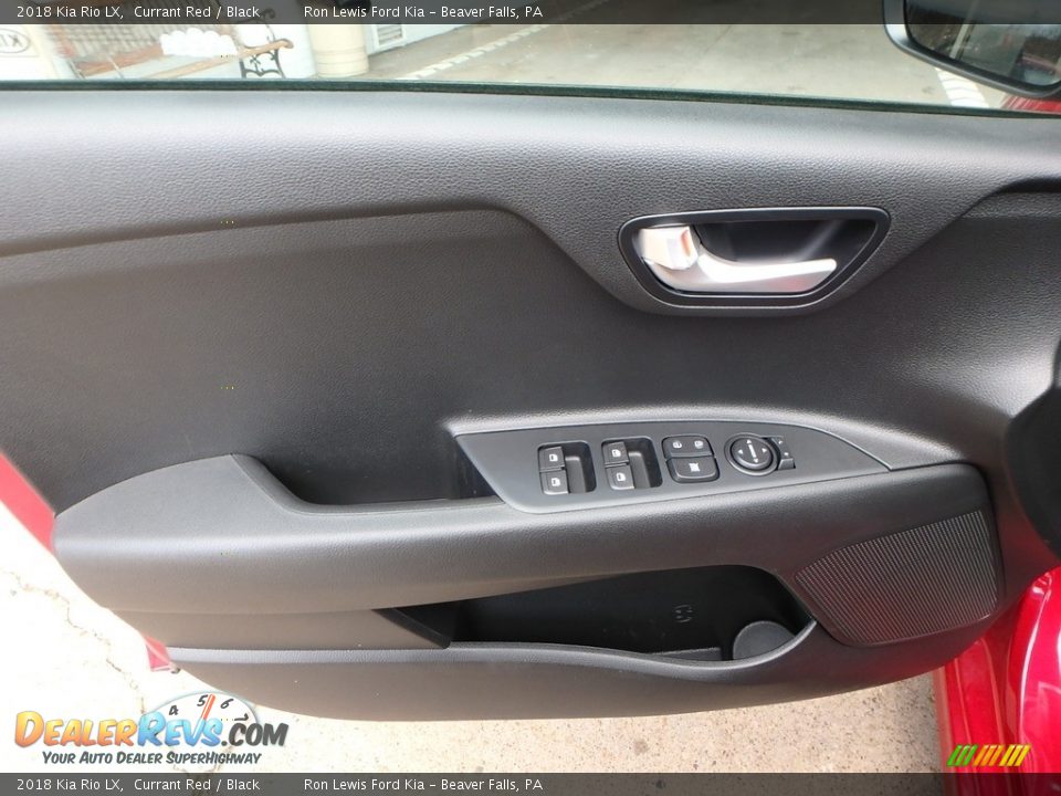2018 Kia Rio LX Currant Red / Black Photo #13