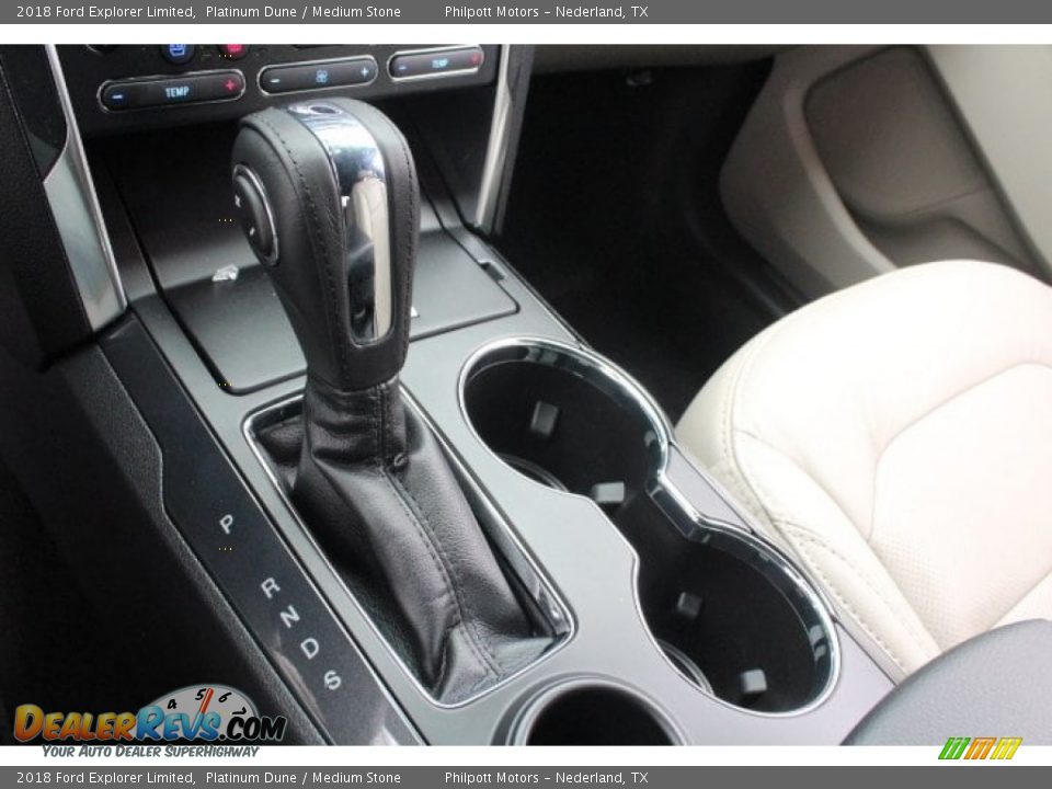 2018 Ford Explorer Limited Platinum Dune / Medium Stone Photo #20