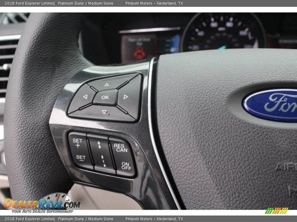 2018 Ford Explorer Limited Platinum Dune / Medium Stone Photo #21