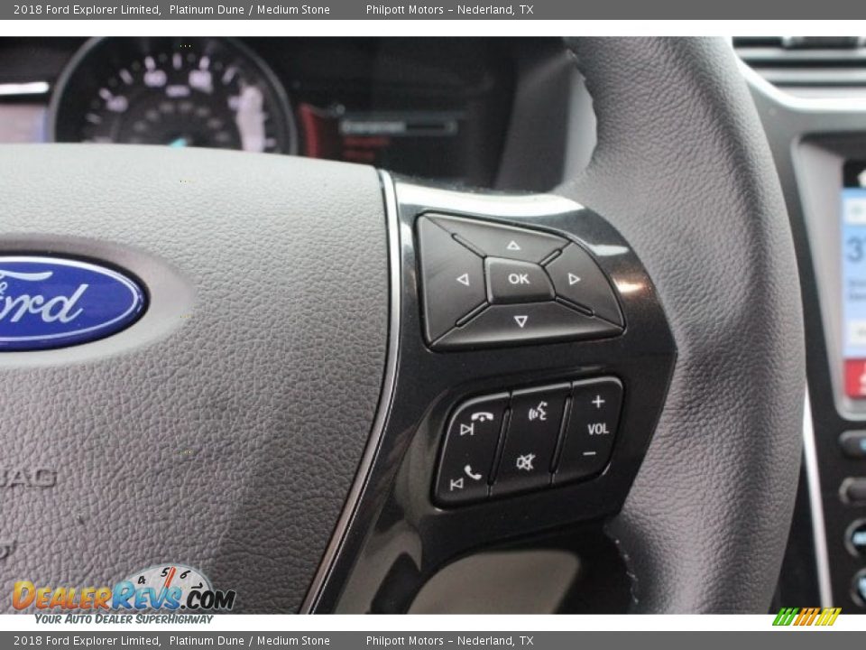 2018 Ford Explorer Limited Platinum Dune / Medium Stone Photo #22