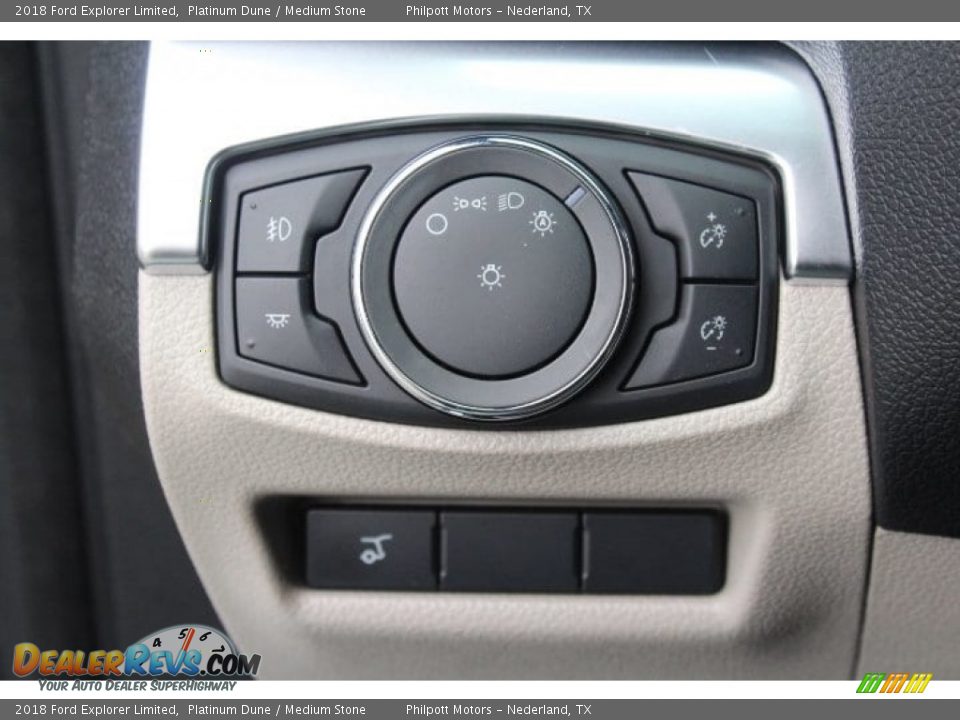 2018 Ford Explorer Limited Platinum Dune / Medium Stone Photo #24