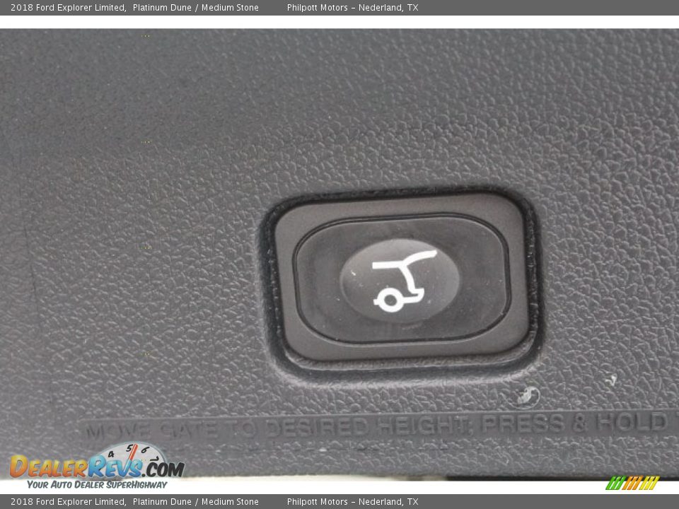 2018 Ford Explorer Limited Platinum Dune / Medium Stone Photo #31