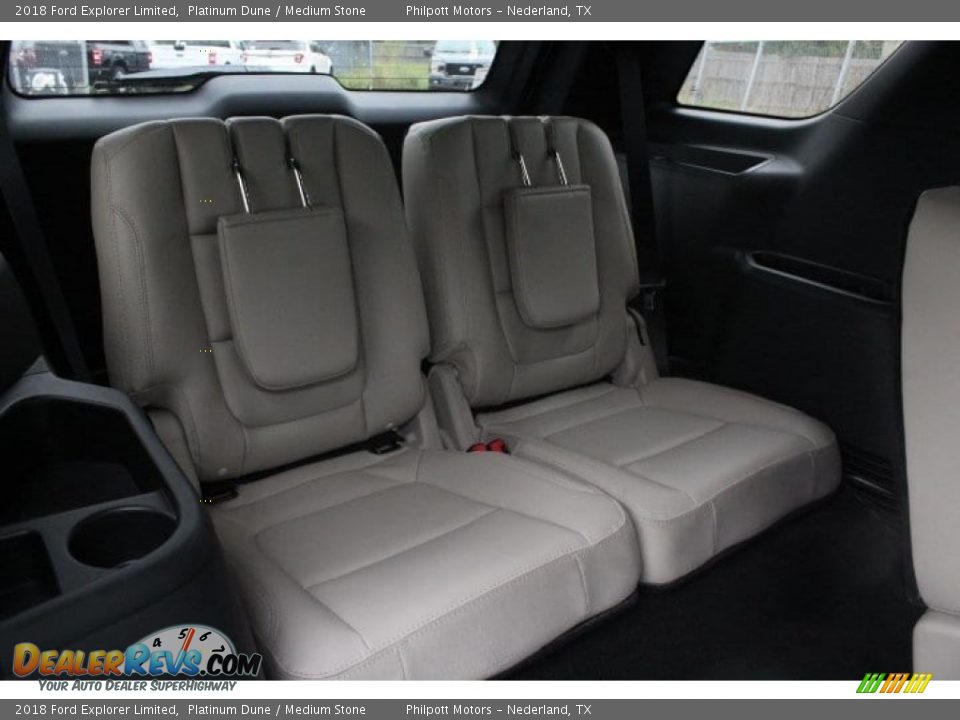 2018 Ford Explorer Limited Platinum Dune / Medium Stone Photo #34