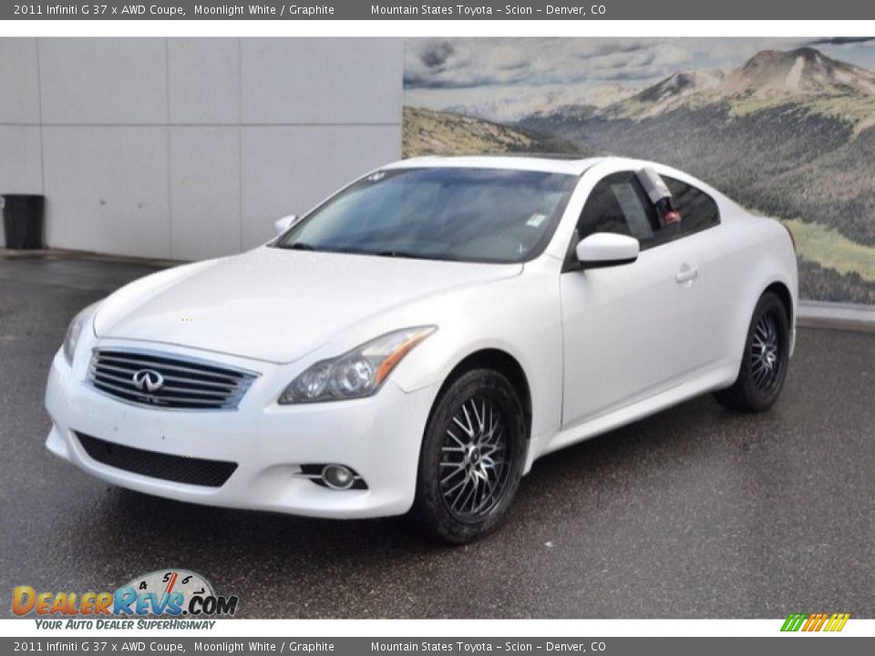 2011 Infiniti G 37 x AWD Coupe Moonlight White / Graphite Photo #3