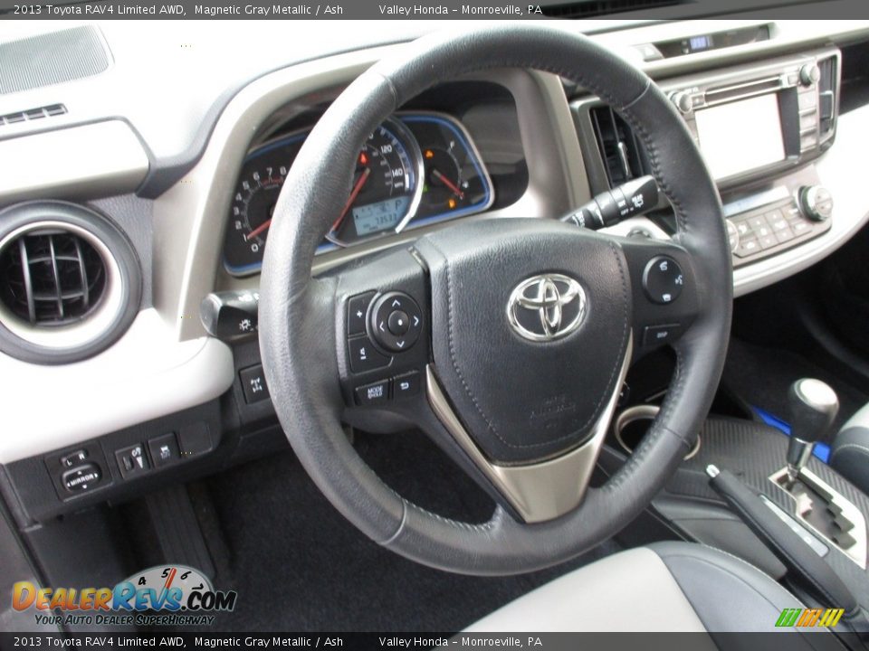 2013 Toyota RAV4 Limited AWD Magnetic Gray Metallic / Ash Photo #14