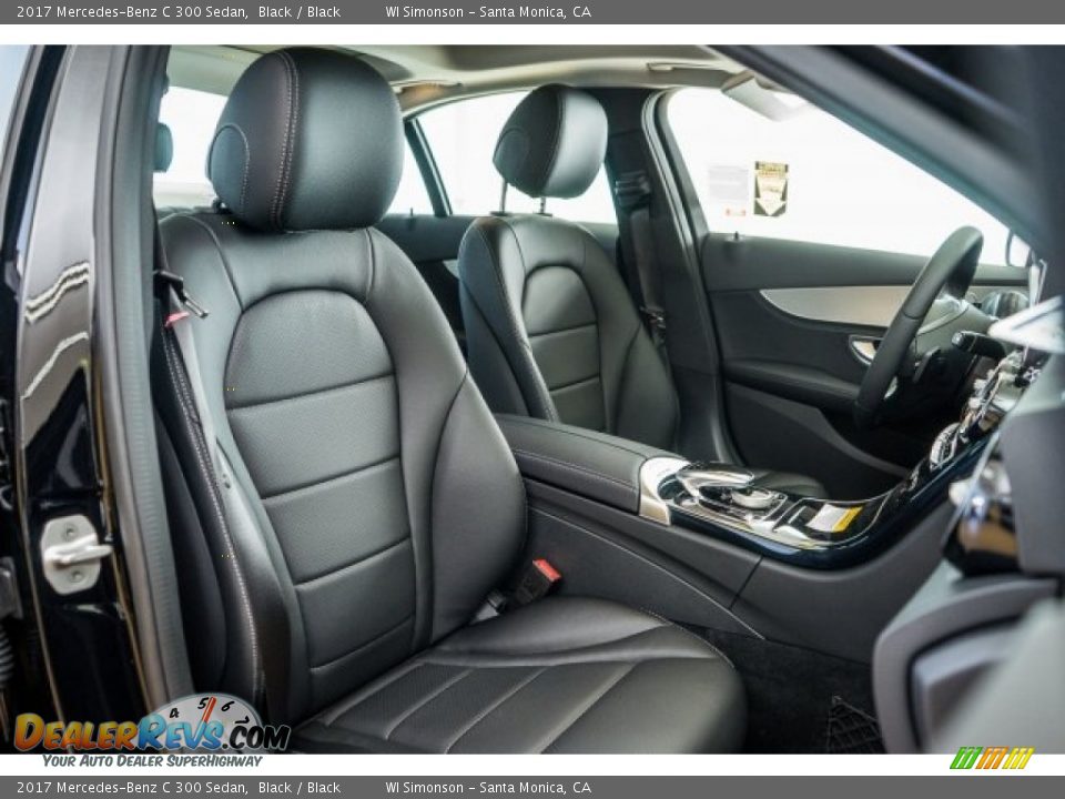 2017 Mercedes-Benz C 300 Sedan Black / Black Photo #2
