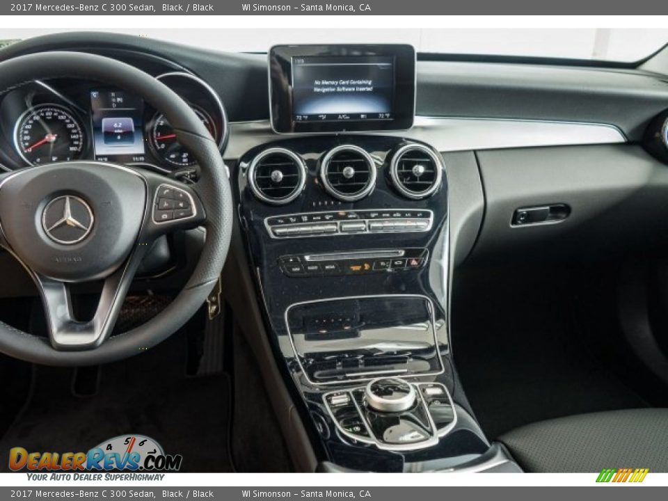 2017 Mercedes-Benz C 300 Sedan Black / Black Photo #6
