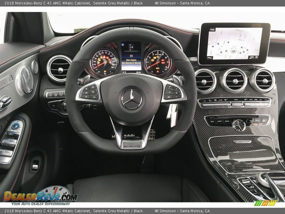 2018 Mercedes-Benz C 43 AMG 4Matic Cabriolet Selenite Grey Metallic / Black Photo #4