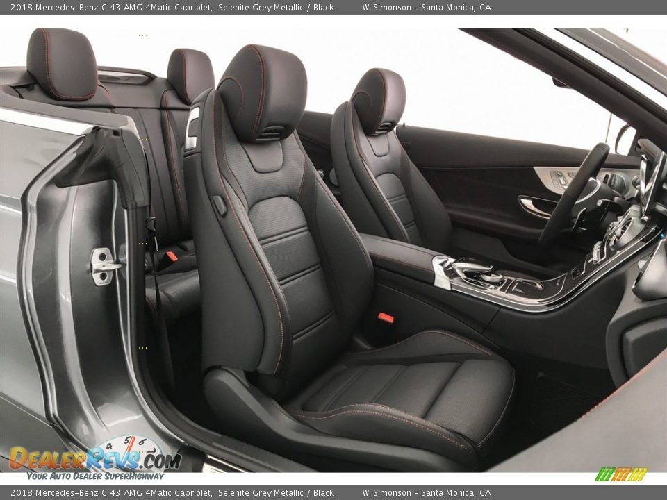 2018 Mercedes-Benz C 43 AMG 4Matic Cabriolet Selenite Grey Metallic / Black Photo #6