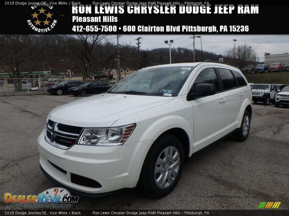 2018 Dodge Journey SE Vice White / Black Photo #1