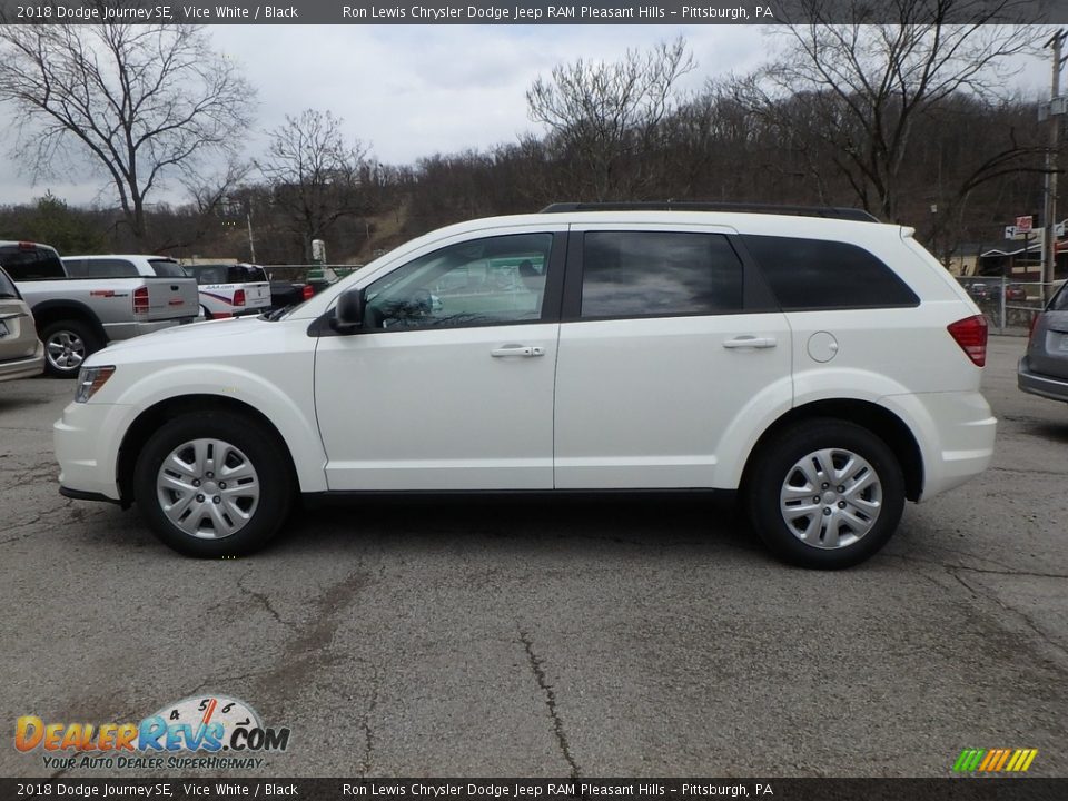 2018 Dodge Journey SE Vice White / Black Photo #2