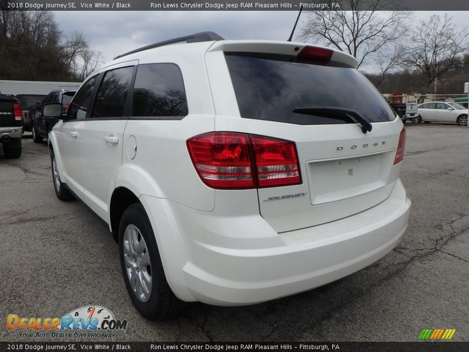 2018 Dodge Journey SE Vice White / Black Photo #3