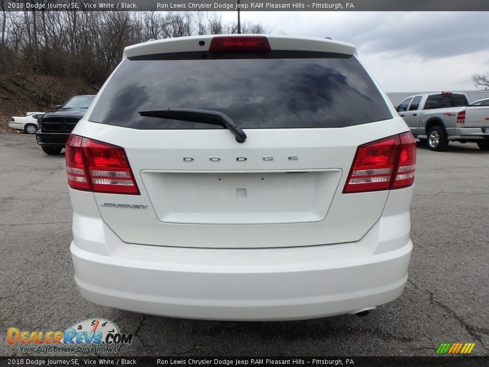 2018 Dodge Journey SE Vice White / Black Photo #4