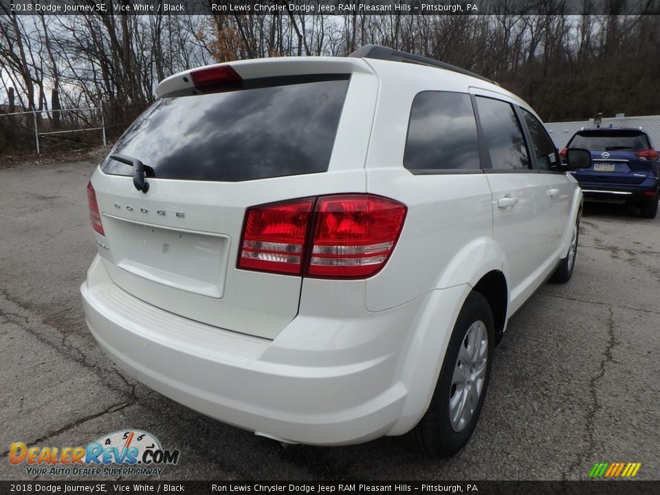 2018 Dodge Journey SE Vice White / Black Photo #5