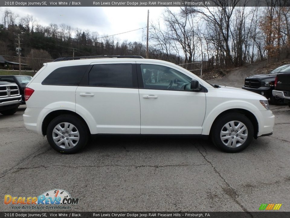 2018 Dodge Journey SE Vice White / Black Photo #6