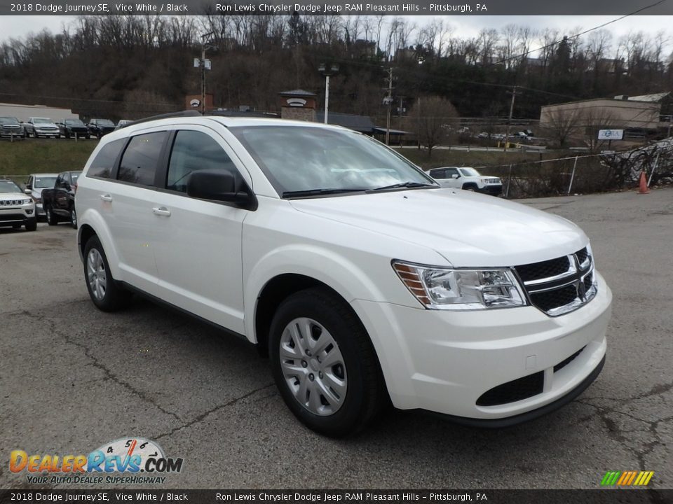2018 Dodge Journey SE Vice White / Black Photo #7