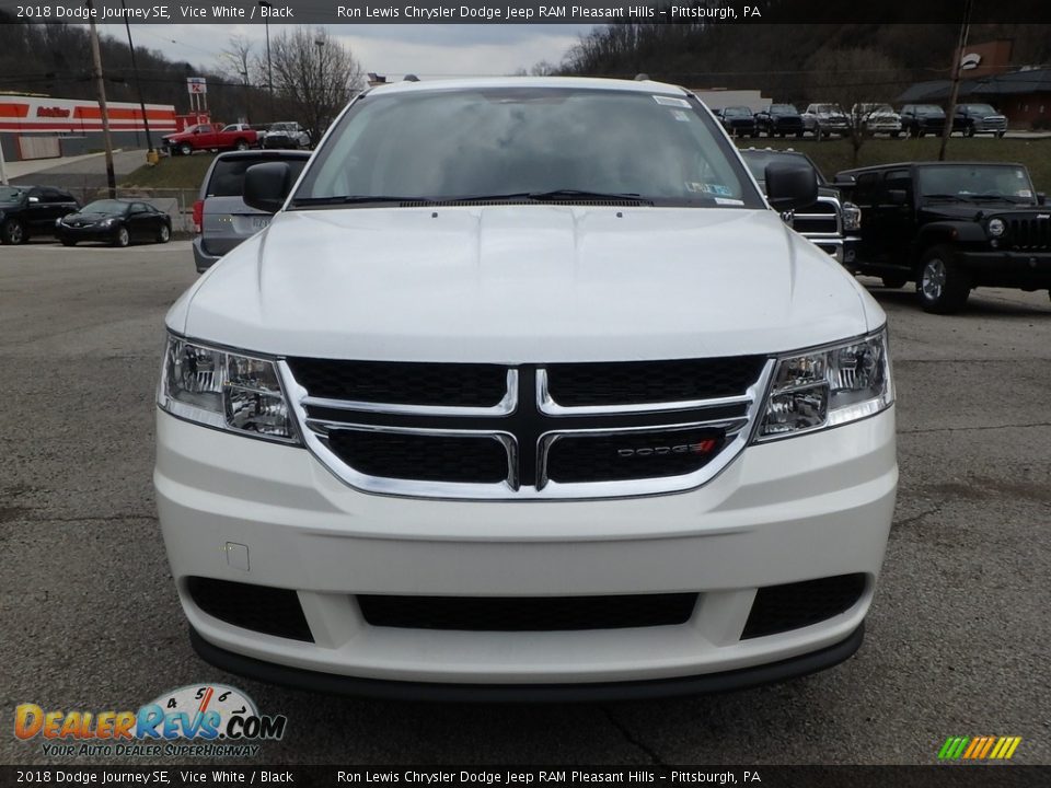2018 Dodge Journey SE Vice White / Black Photo #8