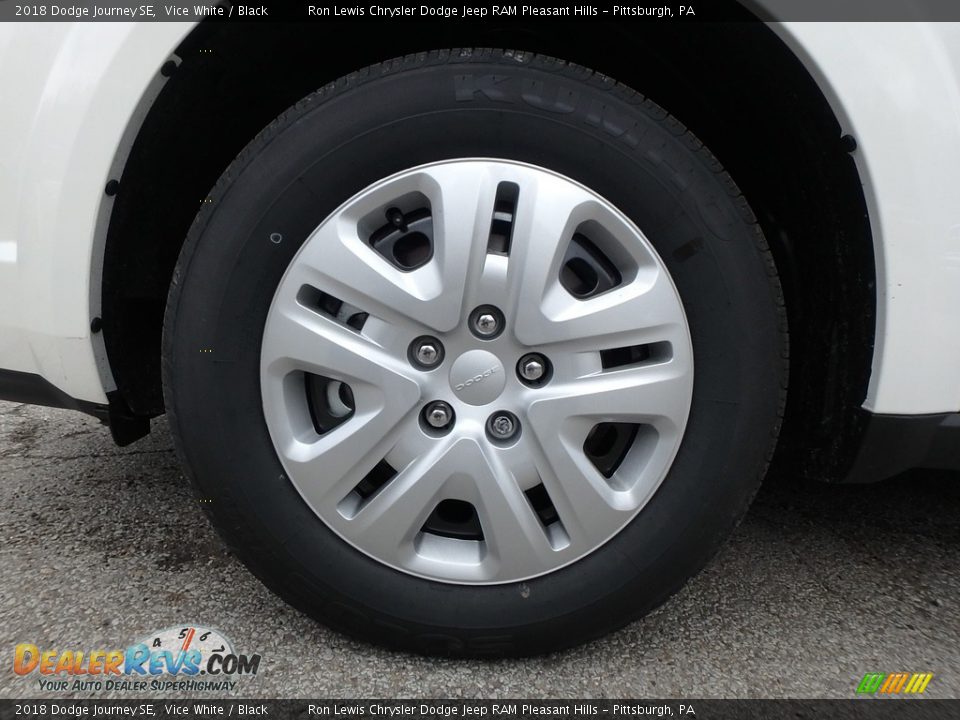 2018 Dodge Journey SE Vice White / Black Photo #9