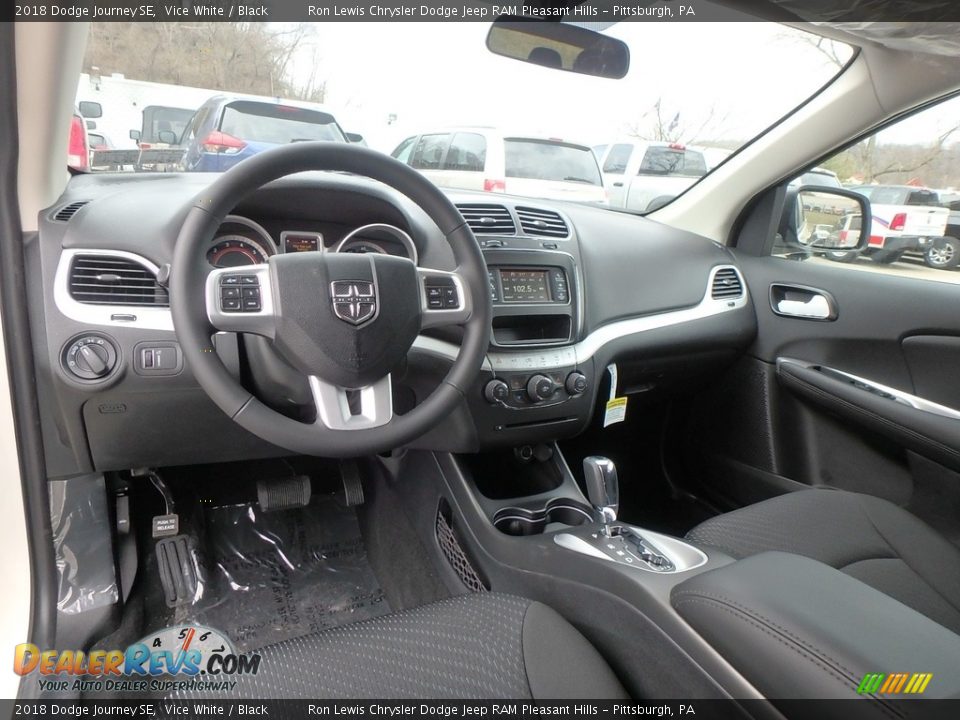 2018 Dodge Journey SE Vice White / Black Photo #13