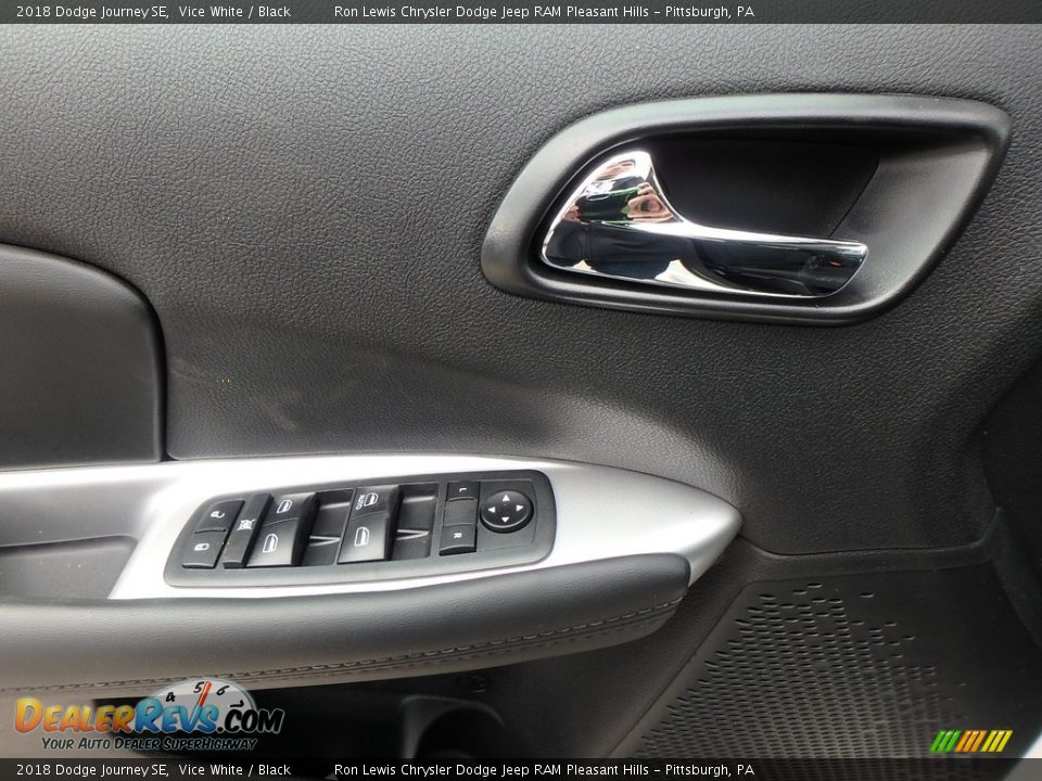 2018 Dodge Journey SE Vice White / Black Photo #14