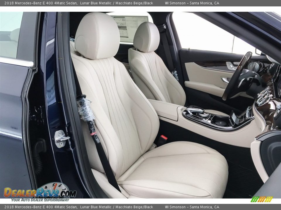 Macchiato Beige/Black Interior - 2018 Mercedes-Benz E 400 4Matic Sedan Photo #2