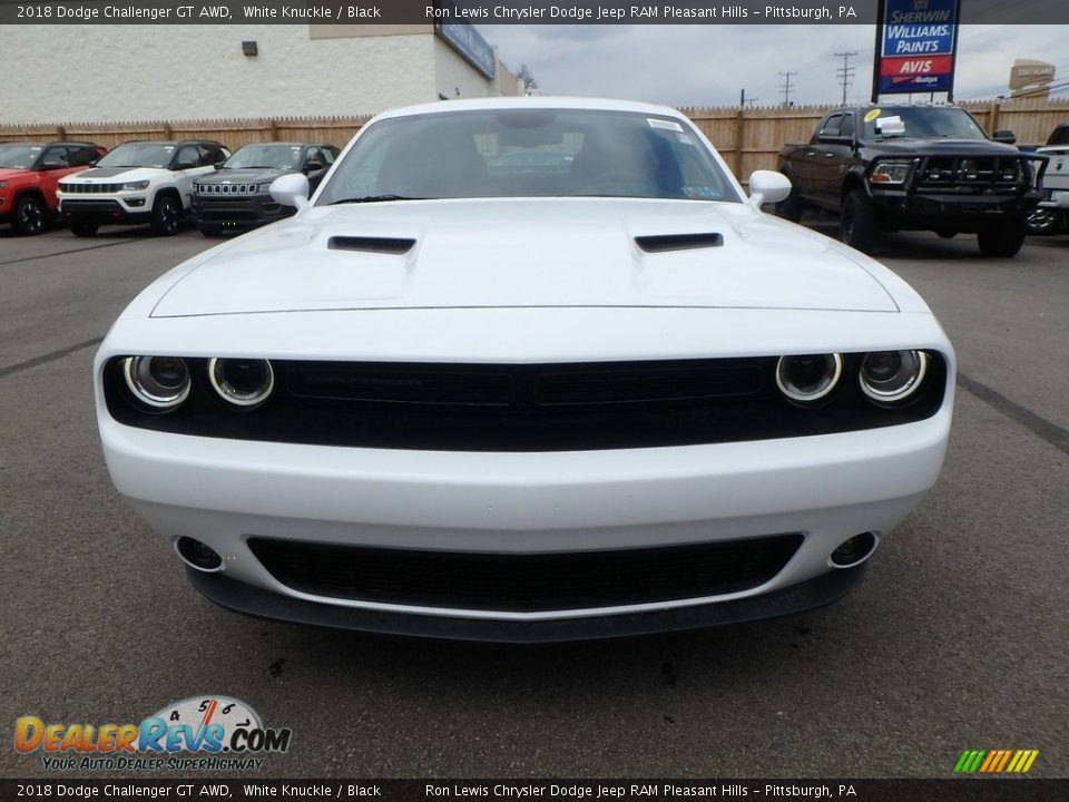 2018 Dodge Challenger GT AWD White Knuckle / Black Photo #8