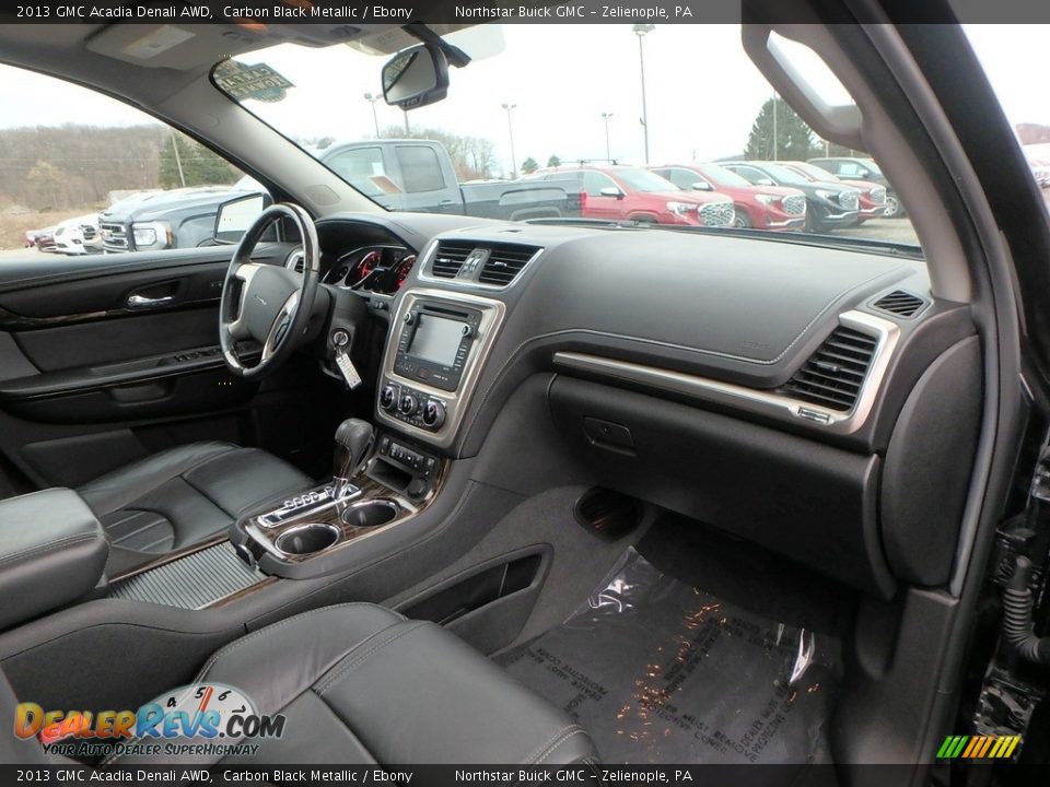 2013 GMC Acadia Denali AWD Carbon Black Metallic / Ebony Photo #6