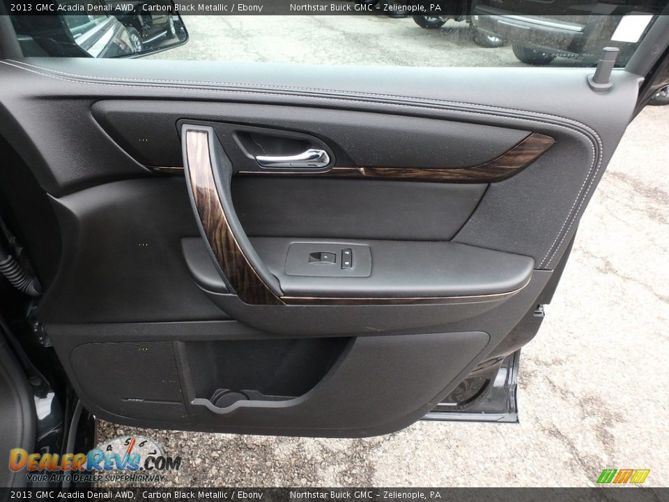 2013 GMC Acadia Denali AWD Carbon Black Metallic / Ebony Photo #7