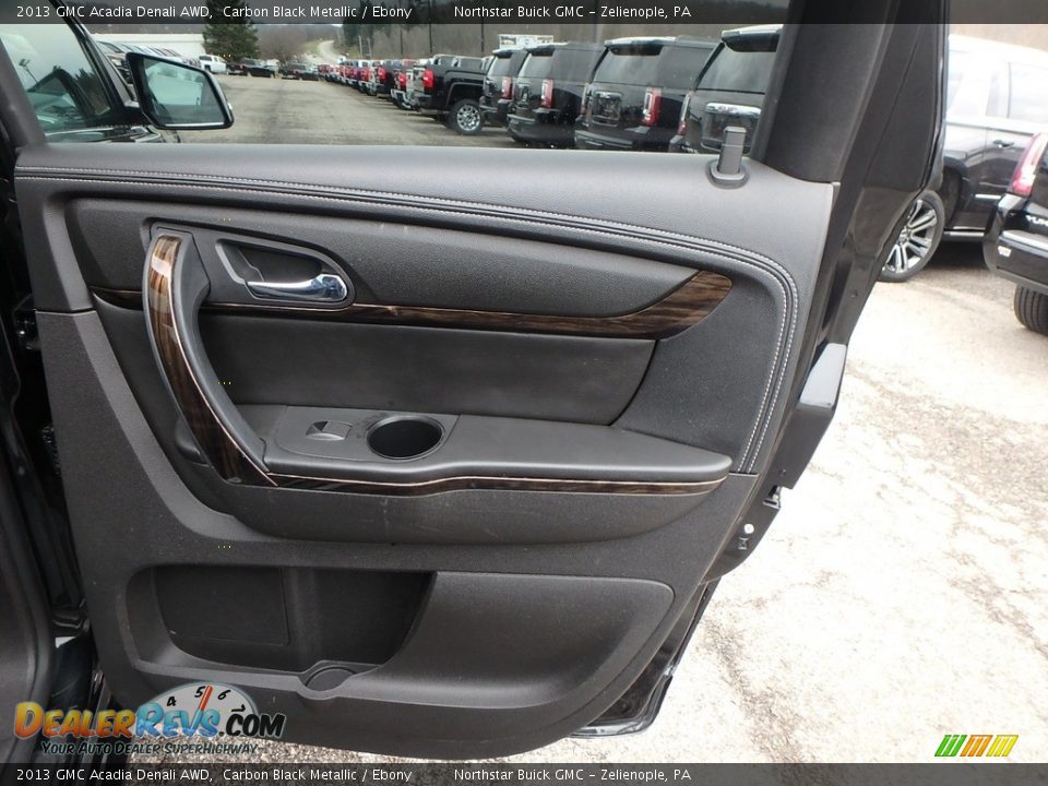2013 GMC Acadia Denali AWD Carbon Black Metallic / Ebony Photo #8