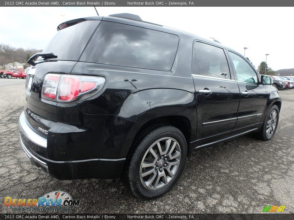 2013 GMC Acadia Denali AWD Carbon Black Metallic / Ebony Photo #9