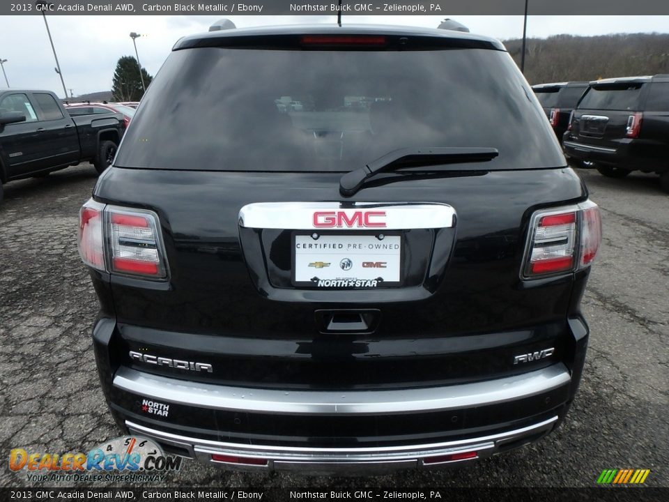 2013 GMC Acadia Denali AWD Carbon Black Metallic / Ebony Photo #10