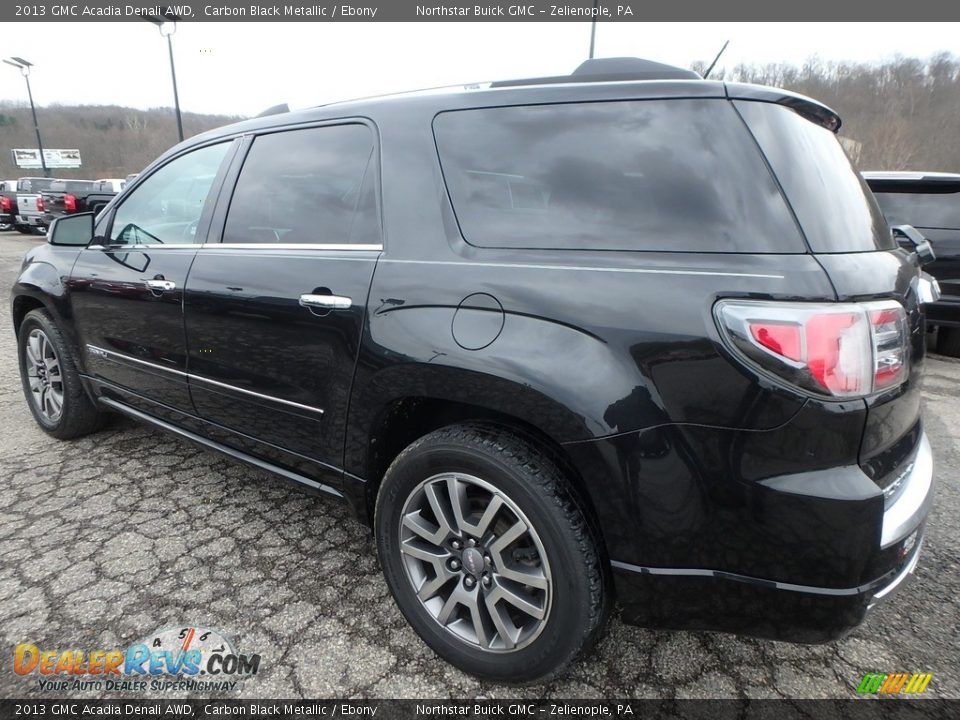 2013 GMC Acadia Denali AWD Carbon Black Metallic / Ebony Photo #12