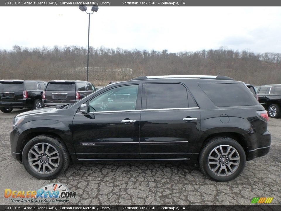 2013 GMC Acadia Denali AWD Carbon Black Metallic / Ebony Photo #13