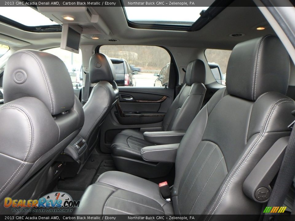2013 GMC Acadia Denali AWD Carbon Black Metallic / Ebony Photo #16