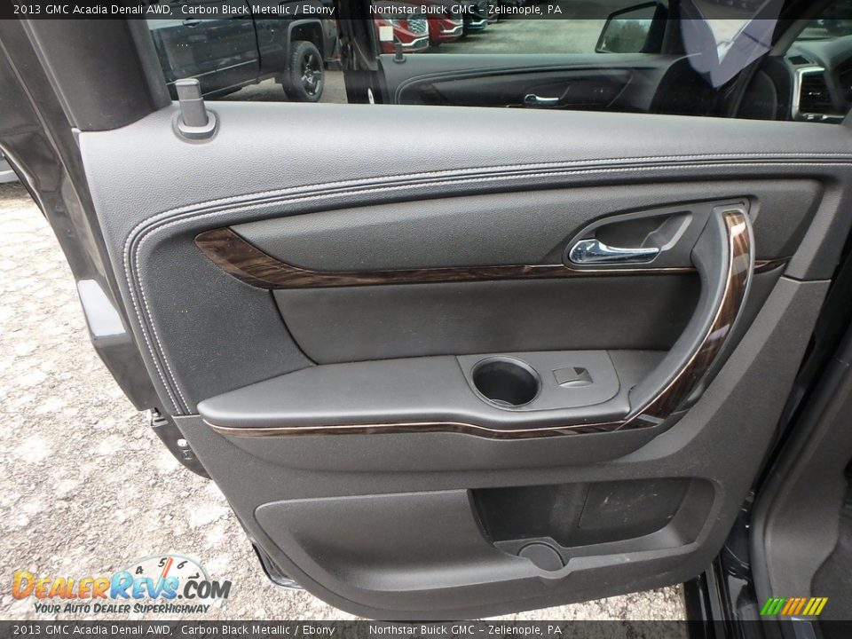 2013 GMC Acadia Denali AWD Carbon Black Metallic / Ebony Photo #19