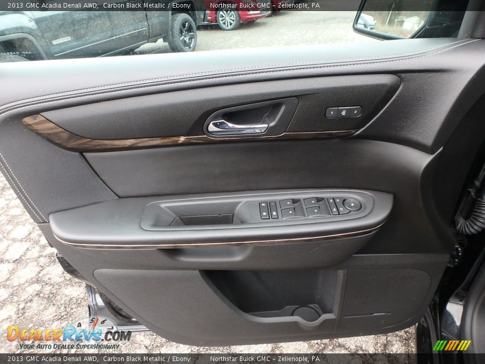 2013 GMC Acadia Denali AWD Carbon Black Metallic / Ebony Photo #20